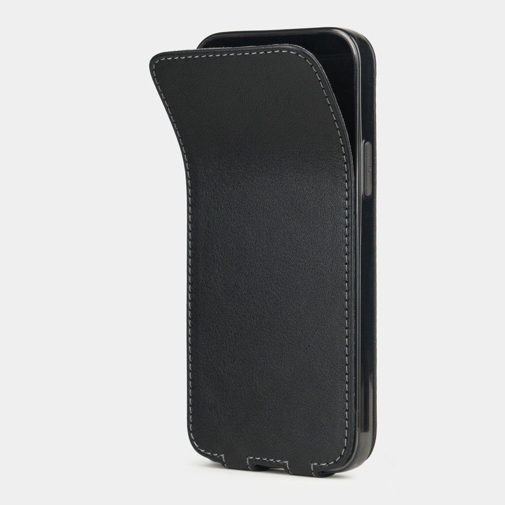 Premium Leather Case iPhone 12 mini Black | Marcel Robert - 5