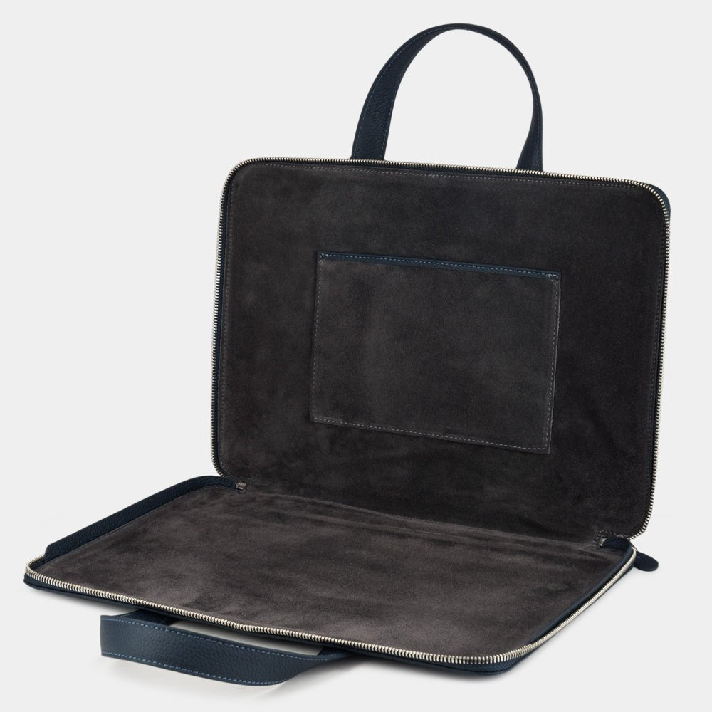 Premium Black Leather Laptop Bag 14'' Bocage | Marcel Robert - 4
