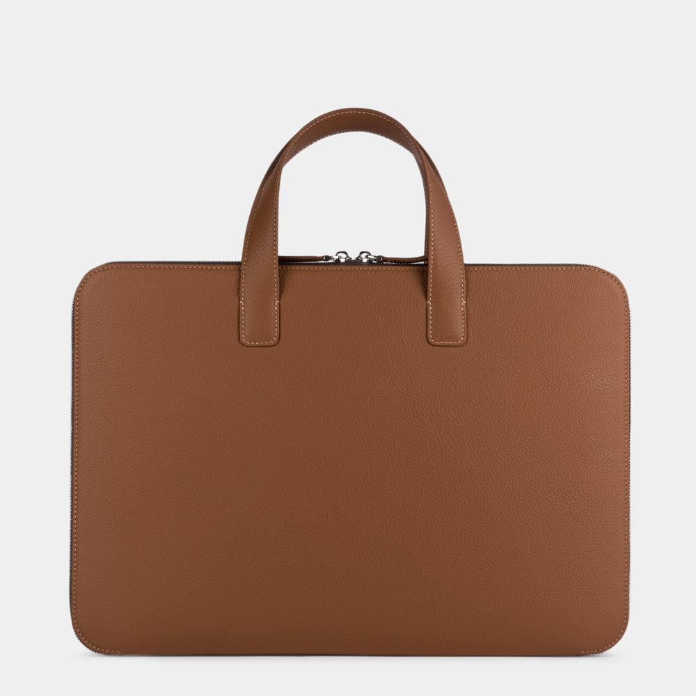 bag notebook bag 17'' leather gold
