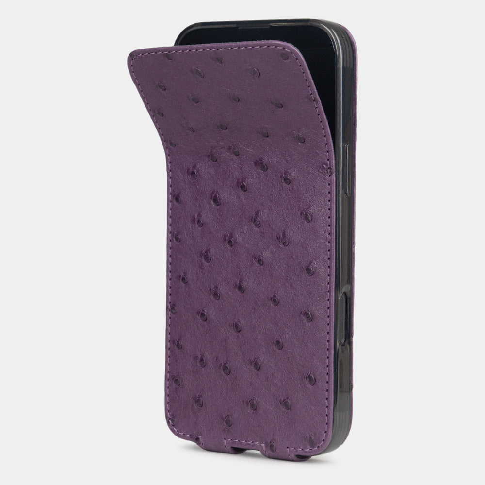 iPhone 16 pro max case ostrich purple