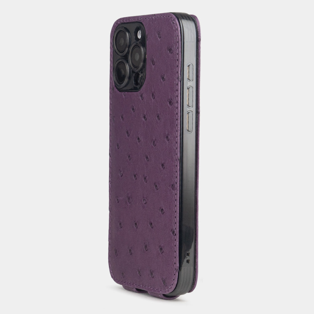 iPhone 16 pro max case ostrich purple