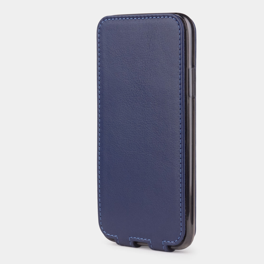 Leather Case for iPhone X/XS in Blue | Marcel Robert - 3