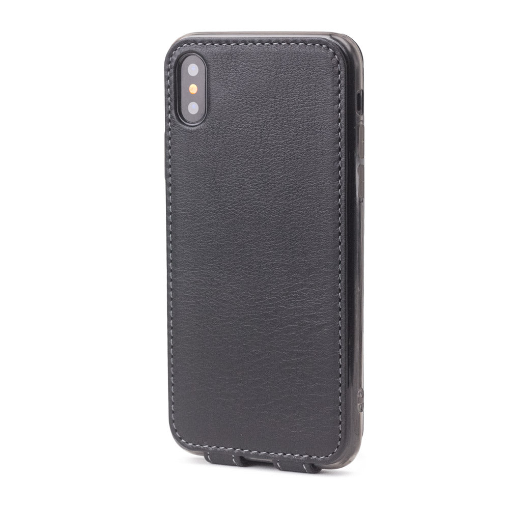 Premium Leather Case iPhone X/XS Black | Marcel Robert - 5