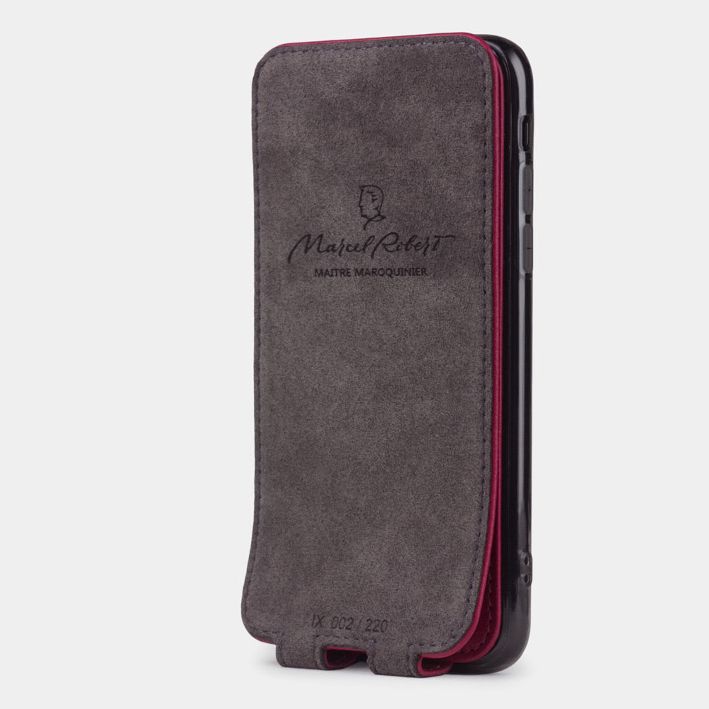 Leather Case for iPhone X/XS Rose Fushia | Marcel Robert - 4