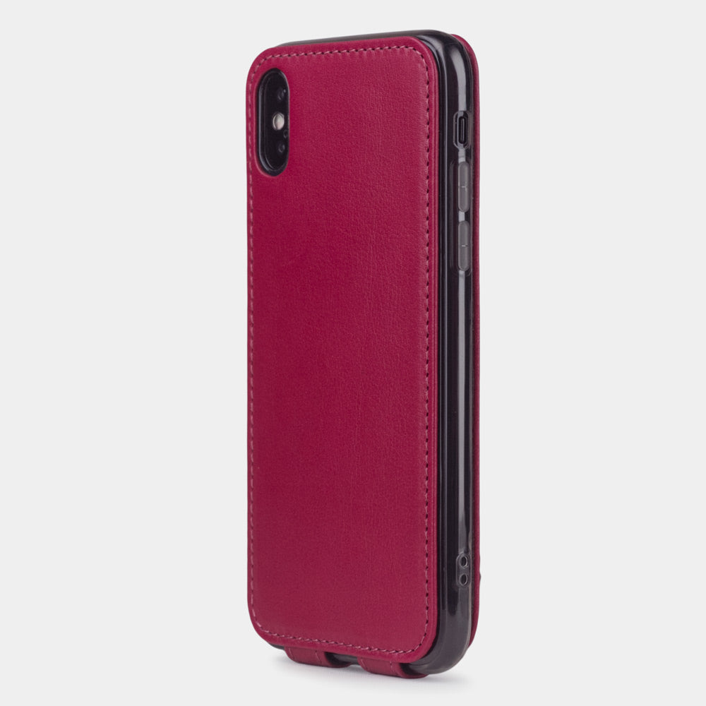 Leather Case for iPhone X/XS Rose Fushia | Marcel Robert - 6