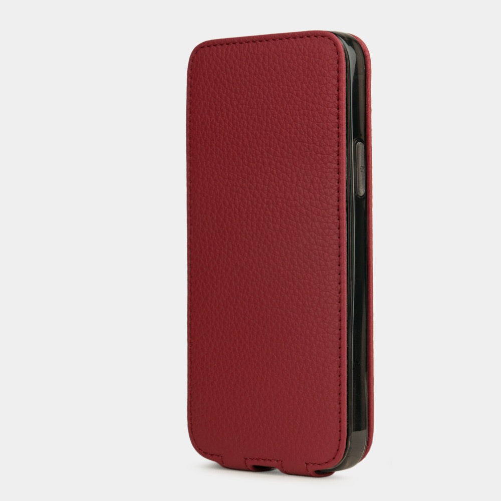 Premium Leather Case iPhone 12 mini Cherry | Marcel Robert - 2