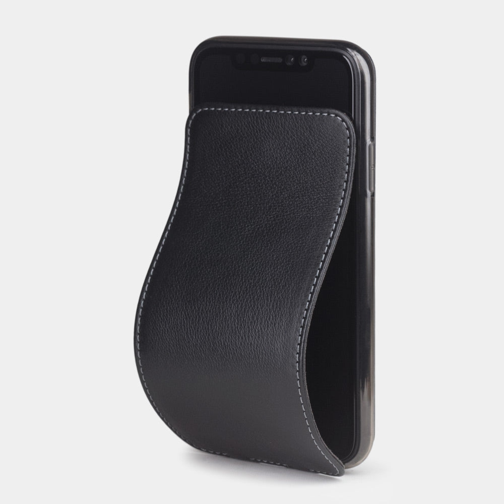 Calf Leather Case iPhone XR Black | Marcel Robert - 0
