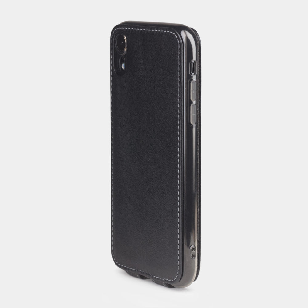Calf Leather Case iPhone XR Black | Marcel Robert - 6