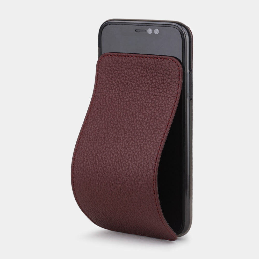 Premium Leather Case iPhone XR Bordeaux | Marcel Robert - 0