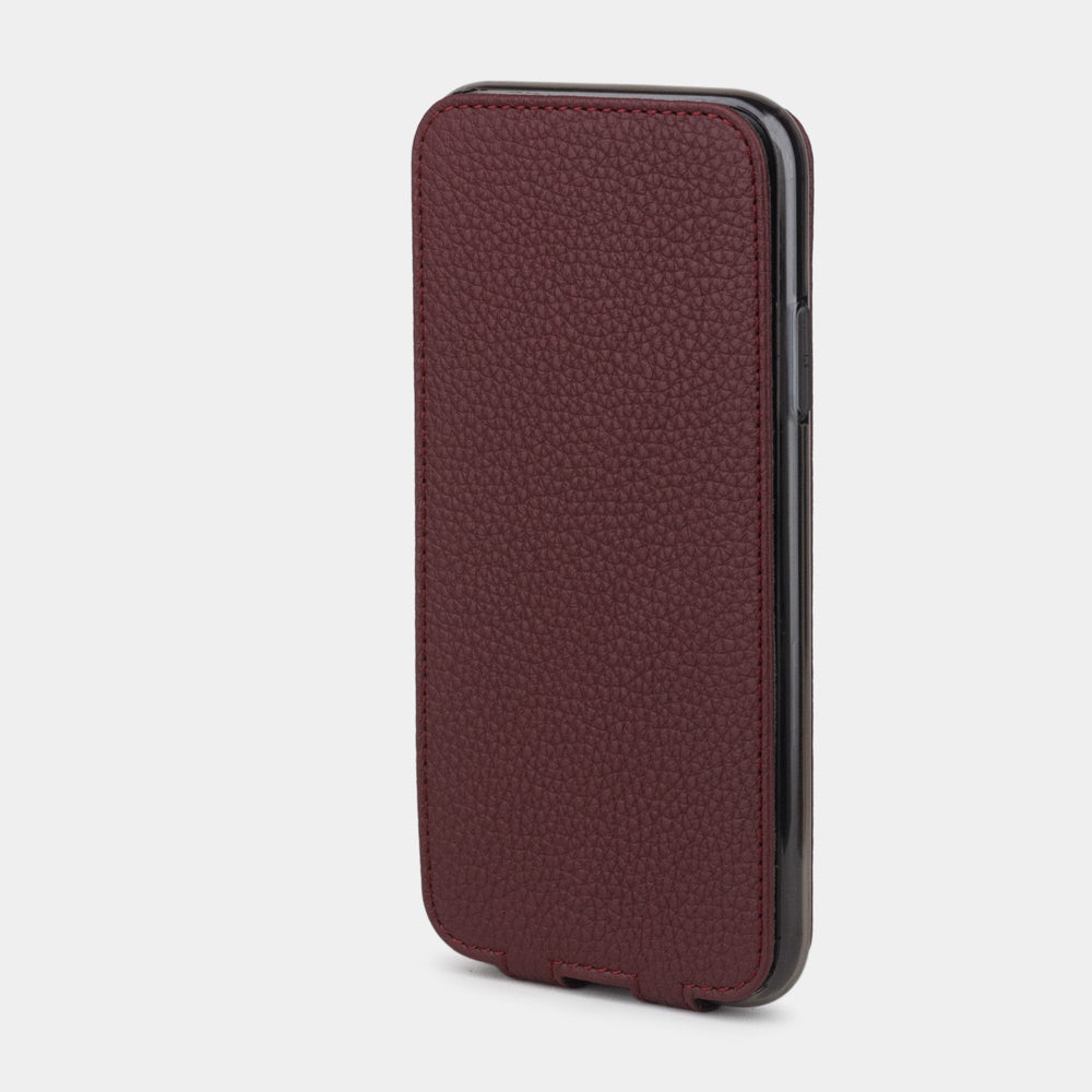 Premium Leather Case iPhone XR Bordeaux | Marcel Robert - 3