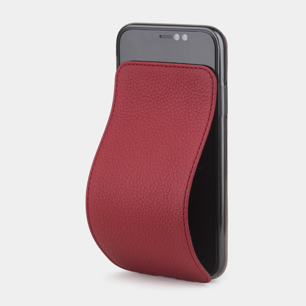 Premium Leather Case iPhone XR Red Cherry | Marcel Robert - 0