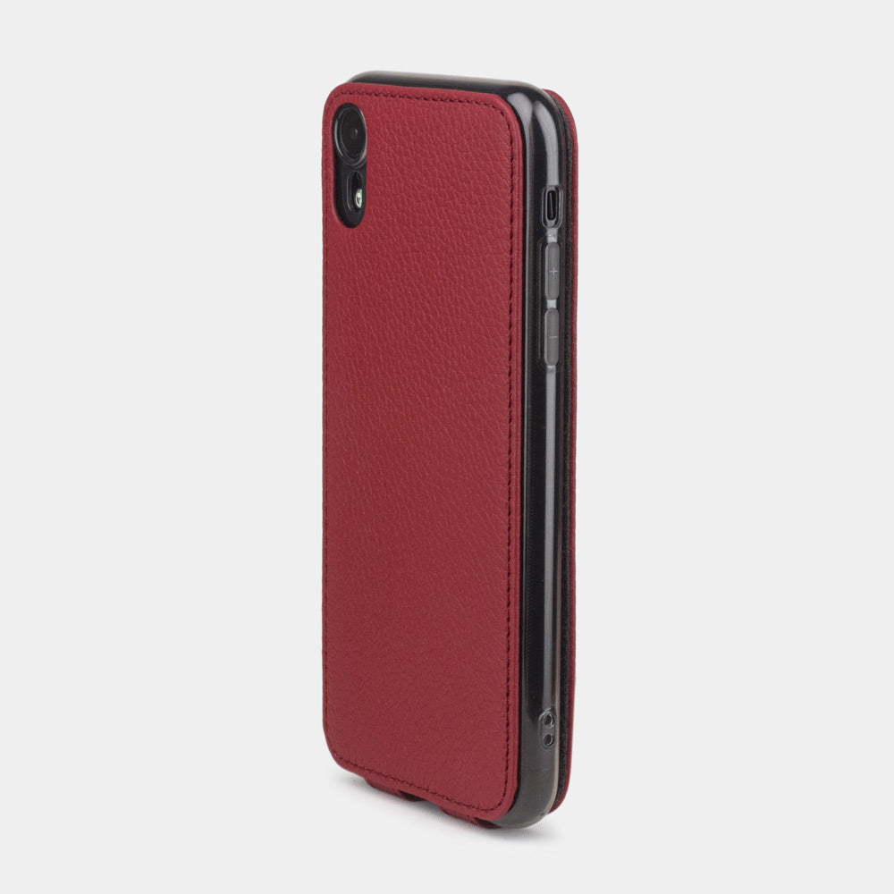 Premium Leather Case iPhone XR Red Cherry | Marcel Robert - 6