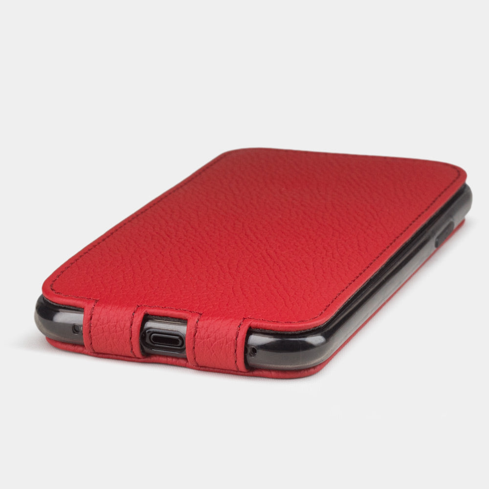 Leather Case iPhone XR Leather Red | Marcel Robert - 5