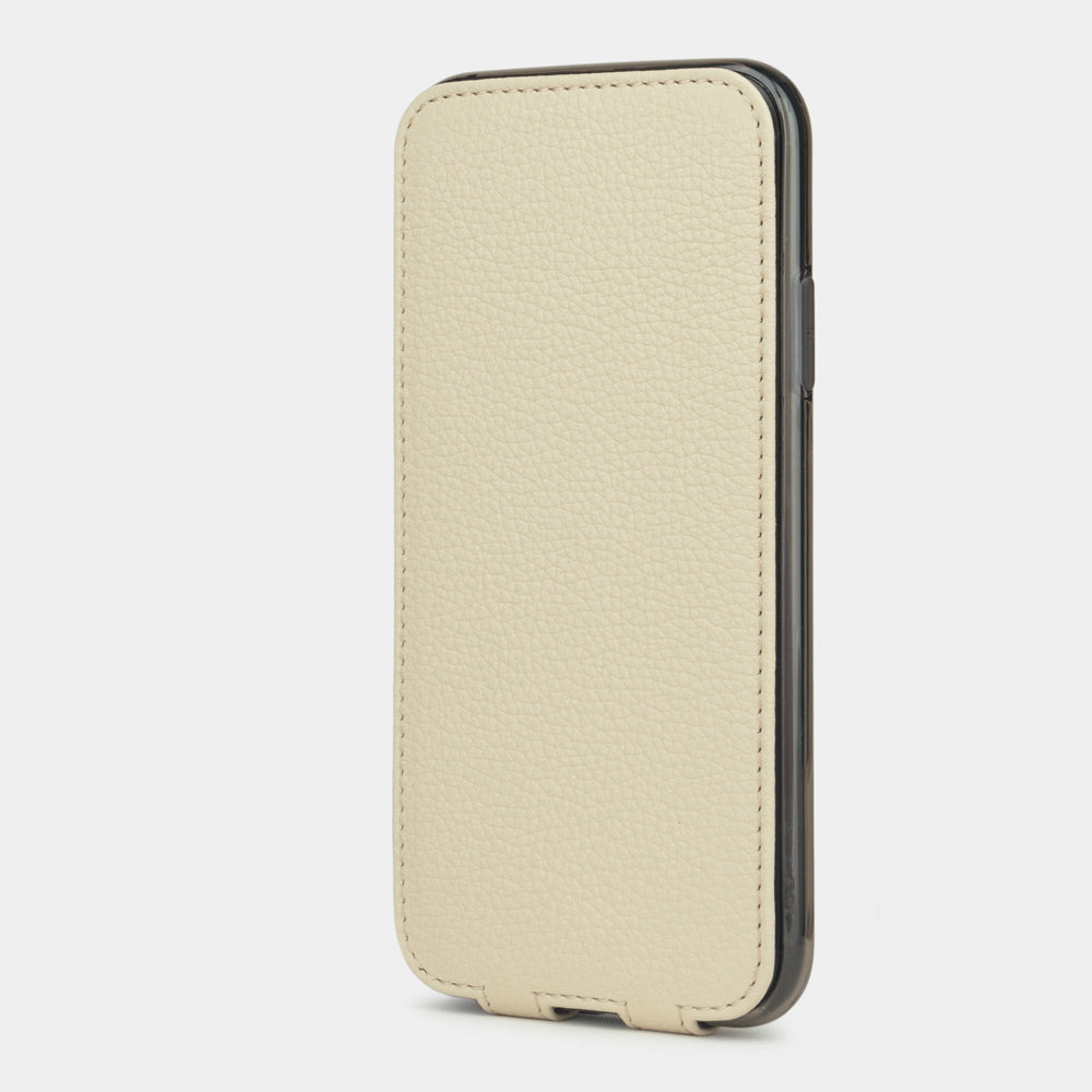 Premium Leather Case iPhone XR White Cream | Marcel Robert - 2