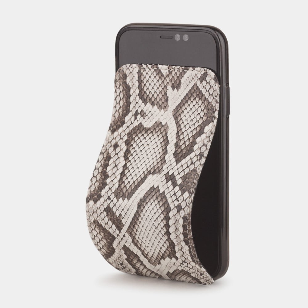 Natural Python Leather Case iPhone XR | Marcel Robert - 0