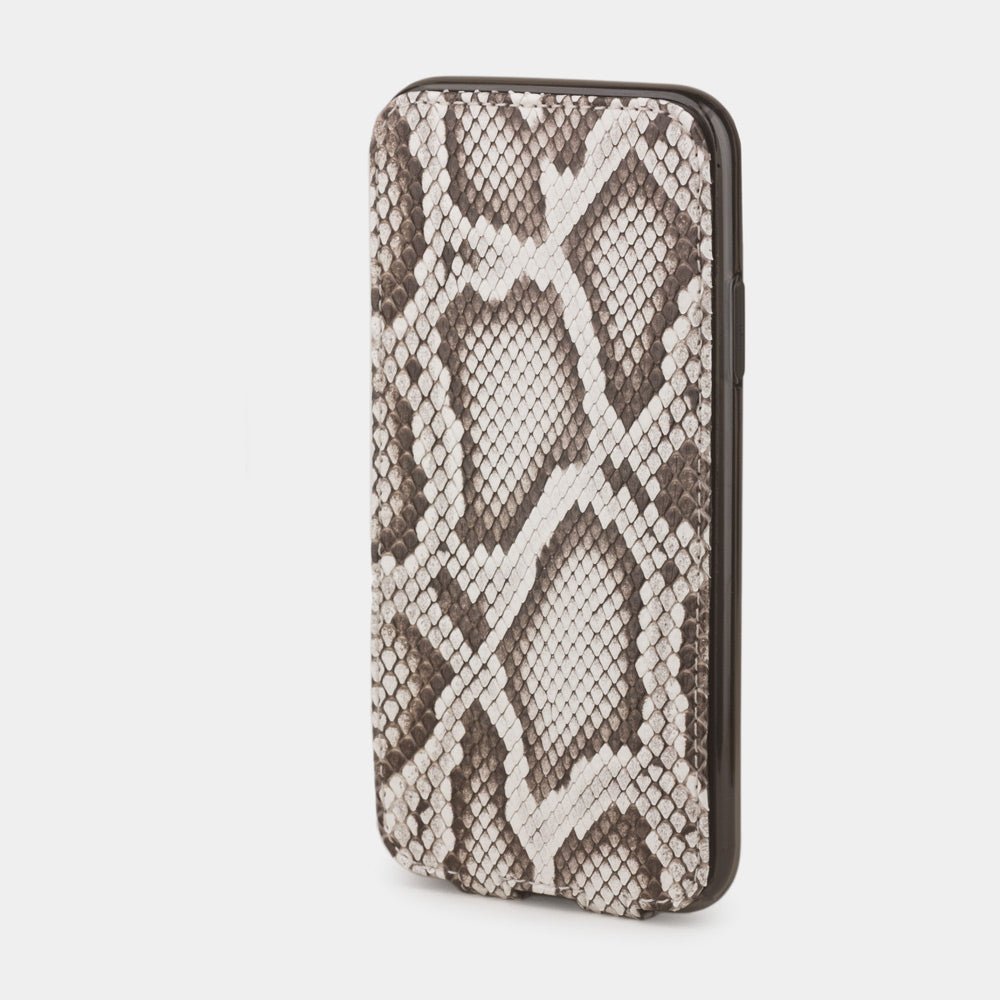 Natural Python Leather Case iPhone XR | Marcel Robert - 3