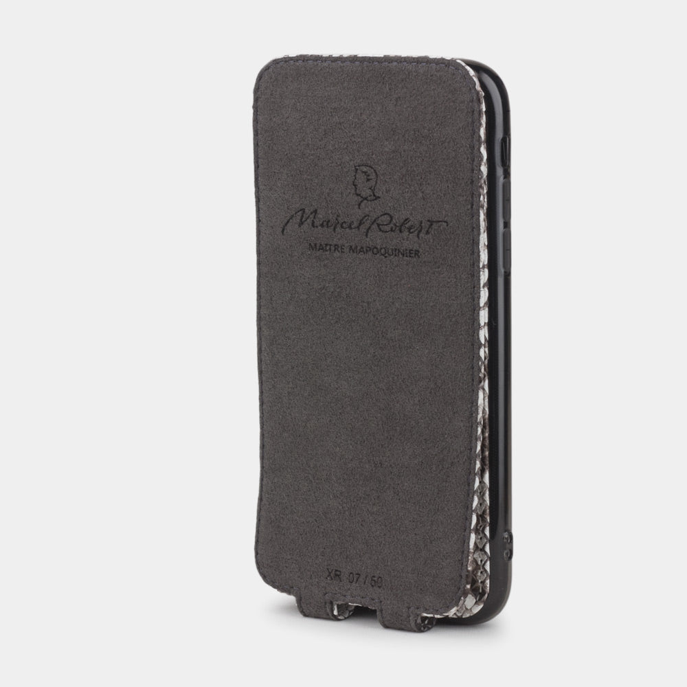 Natural Python Leather Case iPhone XR | Marcel Robert - 4