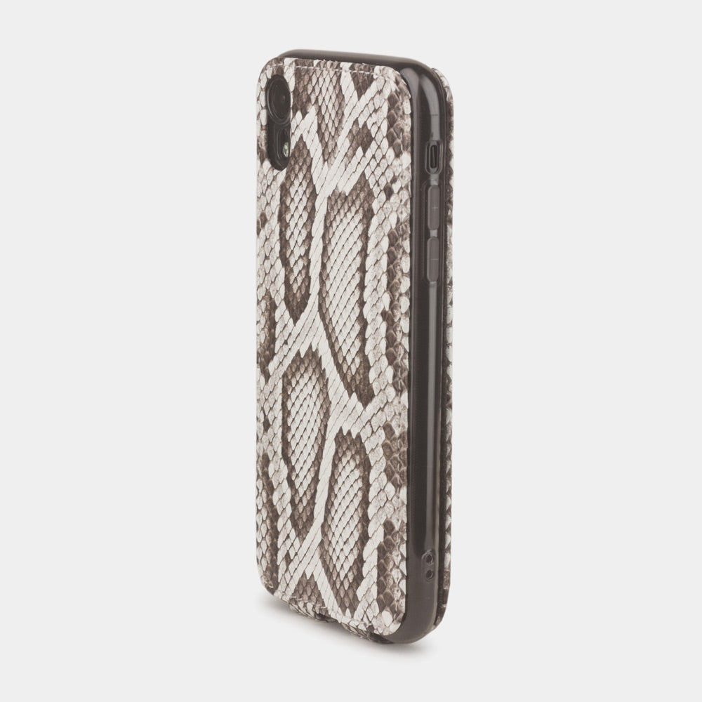 Natural Python Leather Case iPhone XR | Marcel Robert - 6