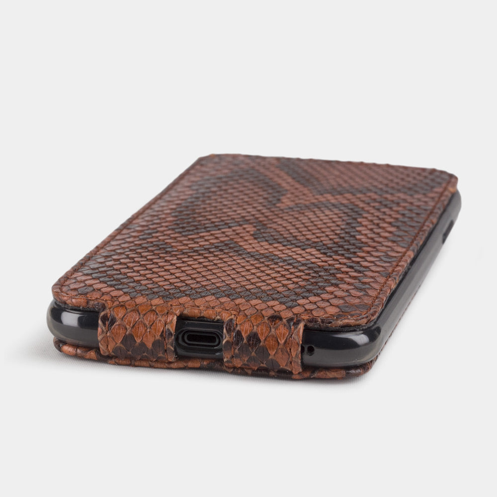 Python Leather Case iPhone XS Max Gold | Marcel Robert - 6
