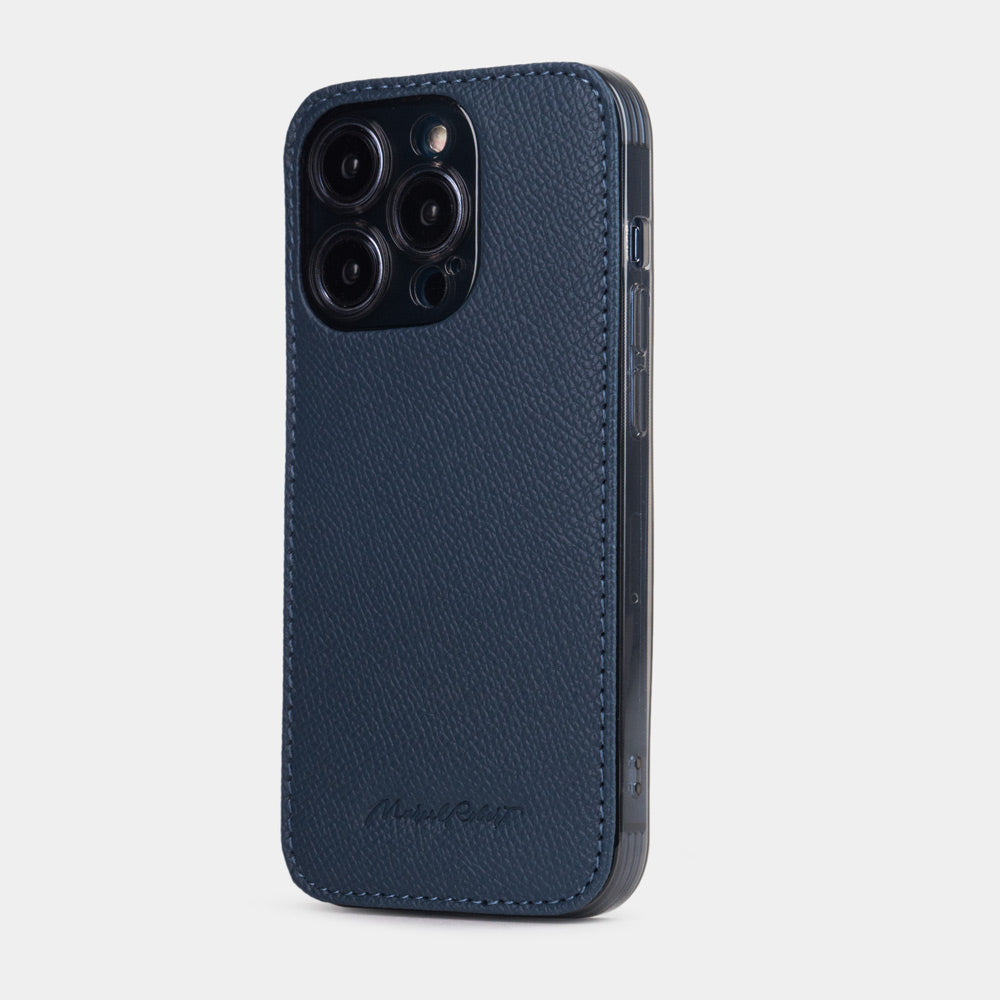 iPhone 15 Pro Max cover case blue Saffiano