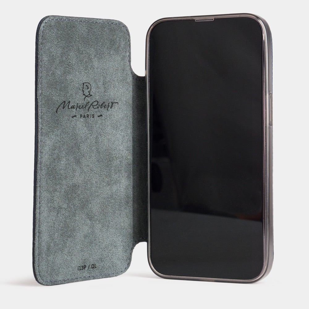 Elegant Leather Folio Case iPhone 16 Pro Max | Marcel Robert - 17