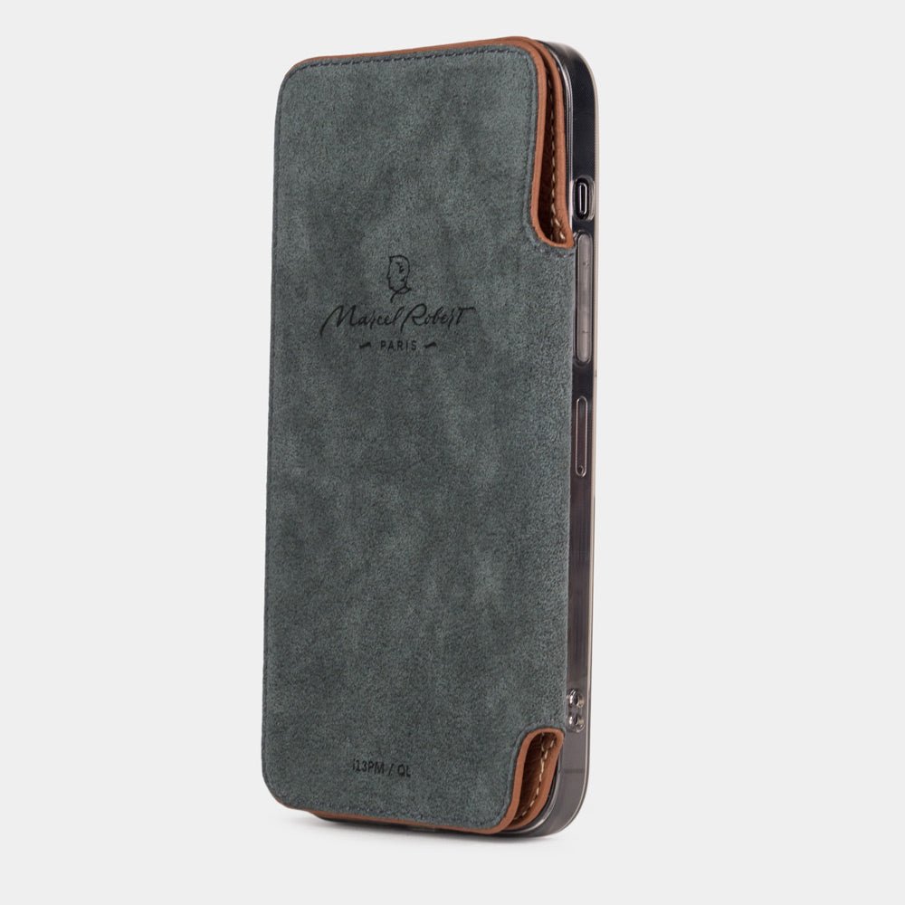 Premium Leather Folio Case iPhone 15 Pro Max | Marcel Robert - 10