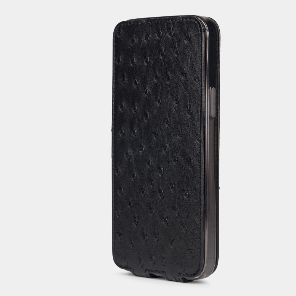 Genuine Ostrich Leather Case iPhone 15 Pro | Marcel Robert - 4