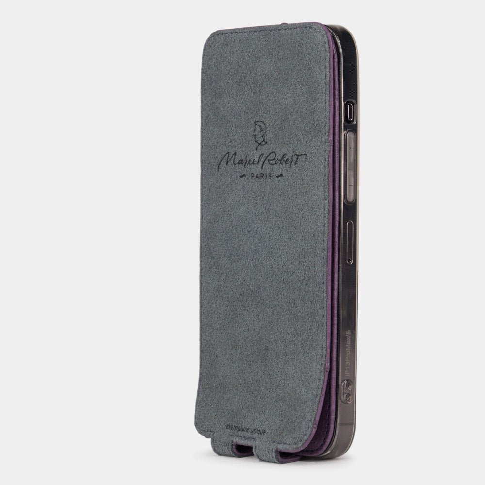 Ostrich Flip Case iPhone 15 Pro Violet | Marcel Robert - 6