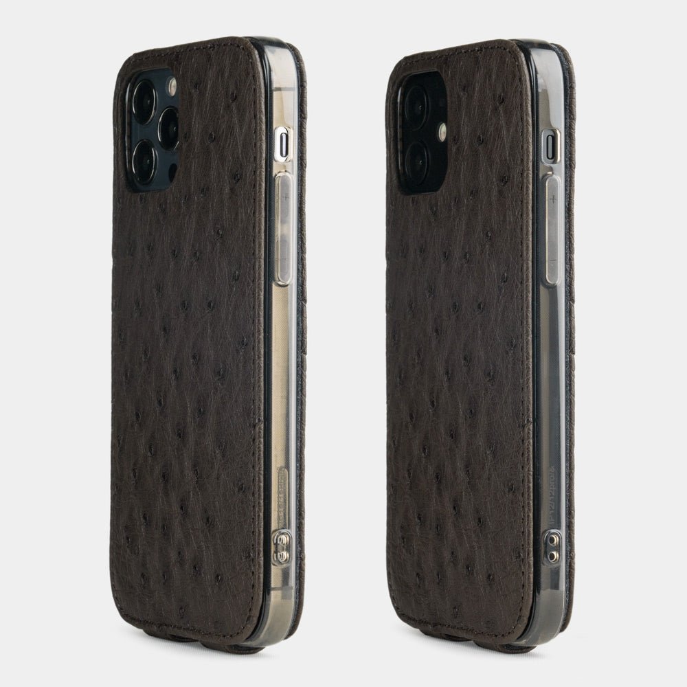 case iPhone 12 Pro ostrich brown | Marcel Robert
