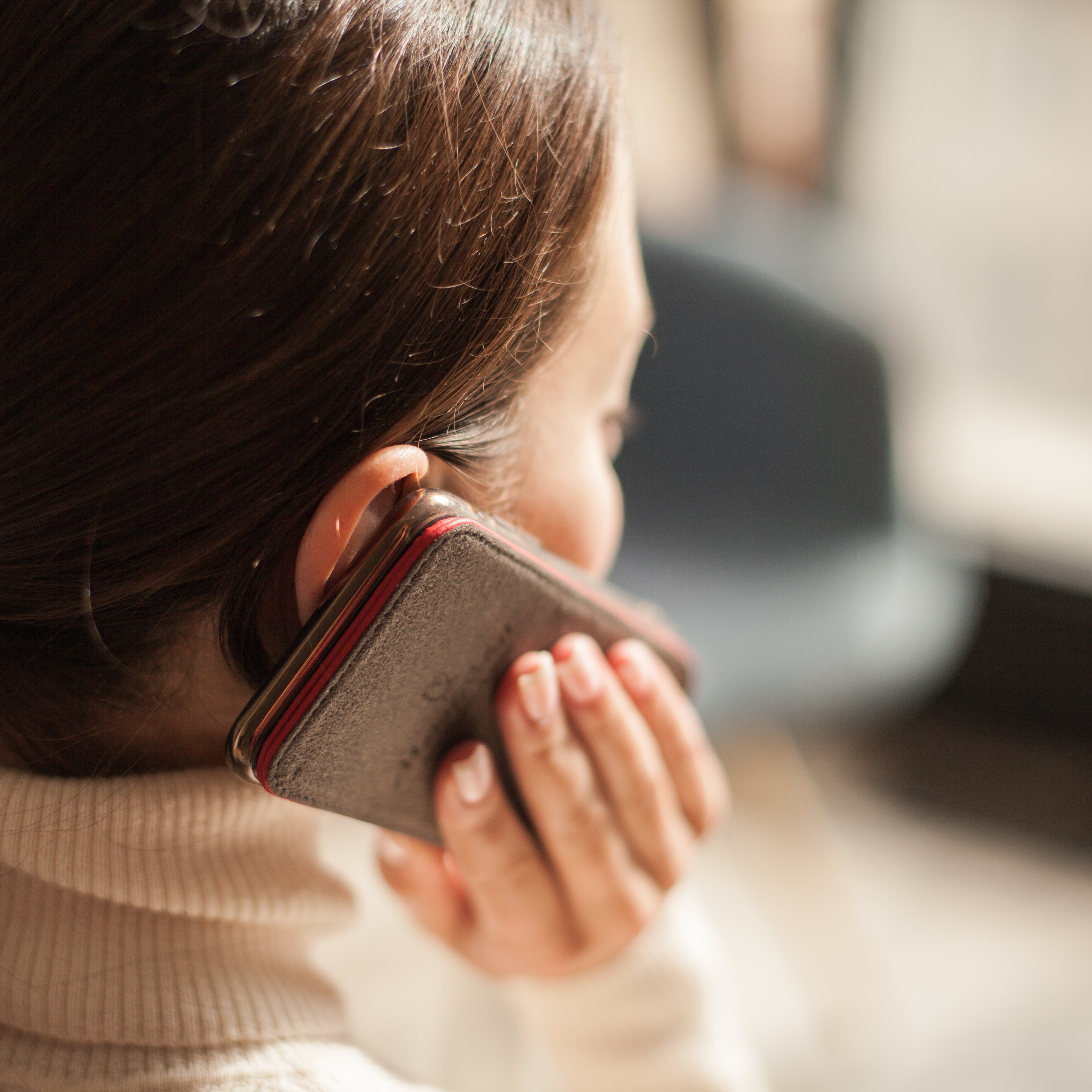 Genuine Lizard Leather  Case iPhone 13 mini Red | Marcel Robert - 7