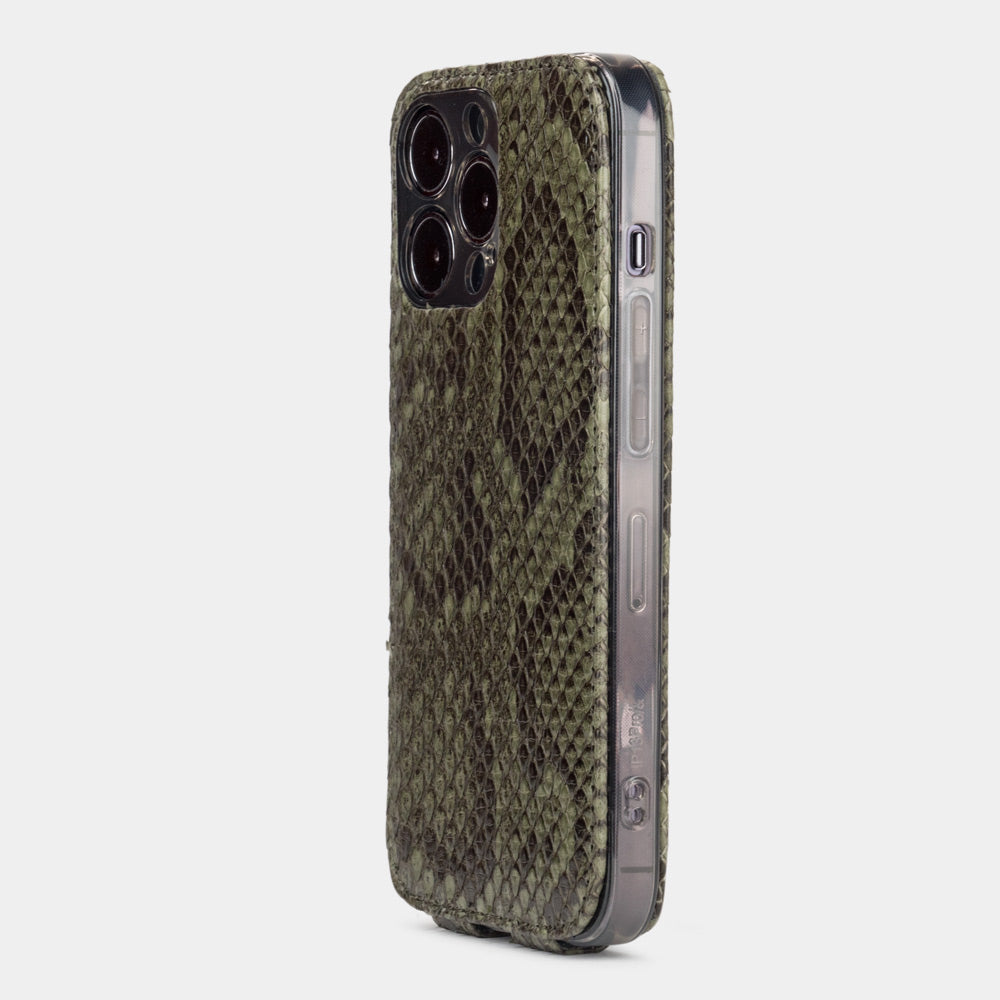 iPhone 14 pro case python green