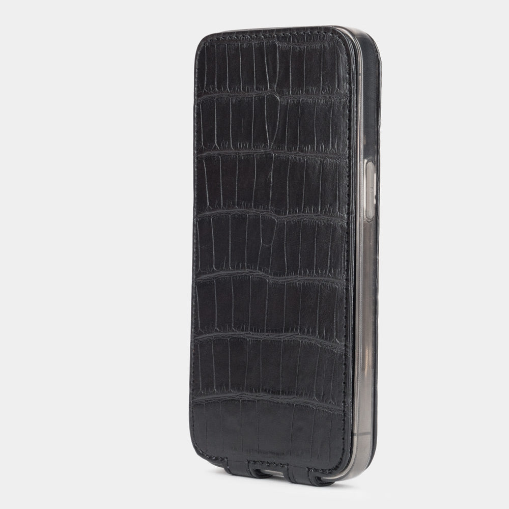 case iPhone 13 Pro alligator black