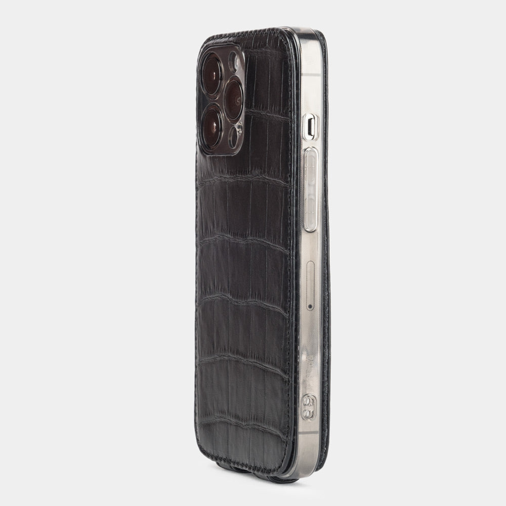 case iPhone 13 Pro alligator black
