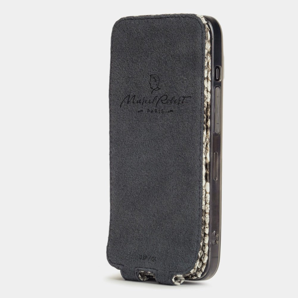 Natural Python Leather Case iPhone 15 Pro | Marcel Robert - 8