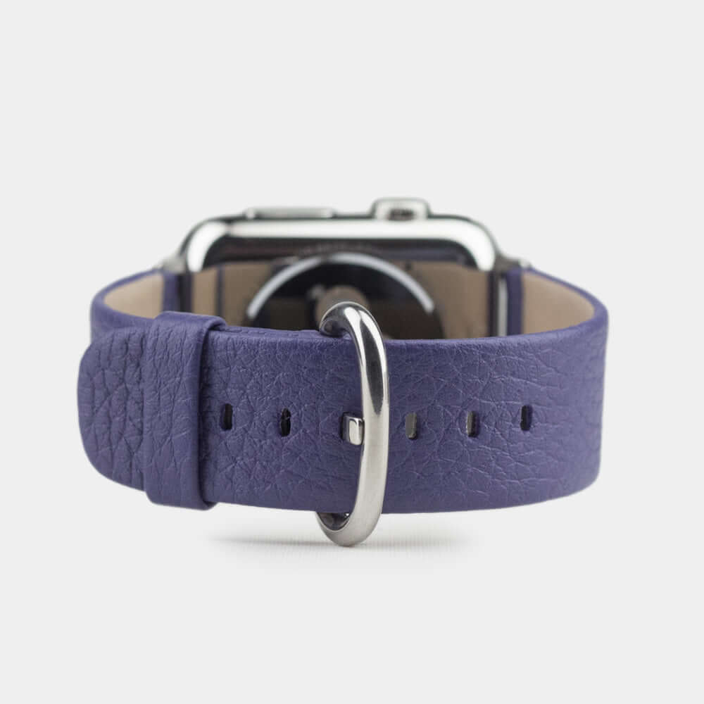 Leather Strap Apple Watch 41/42mm Purple | Marcel Robert - 3