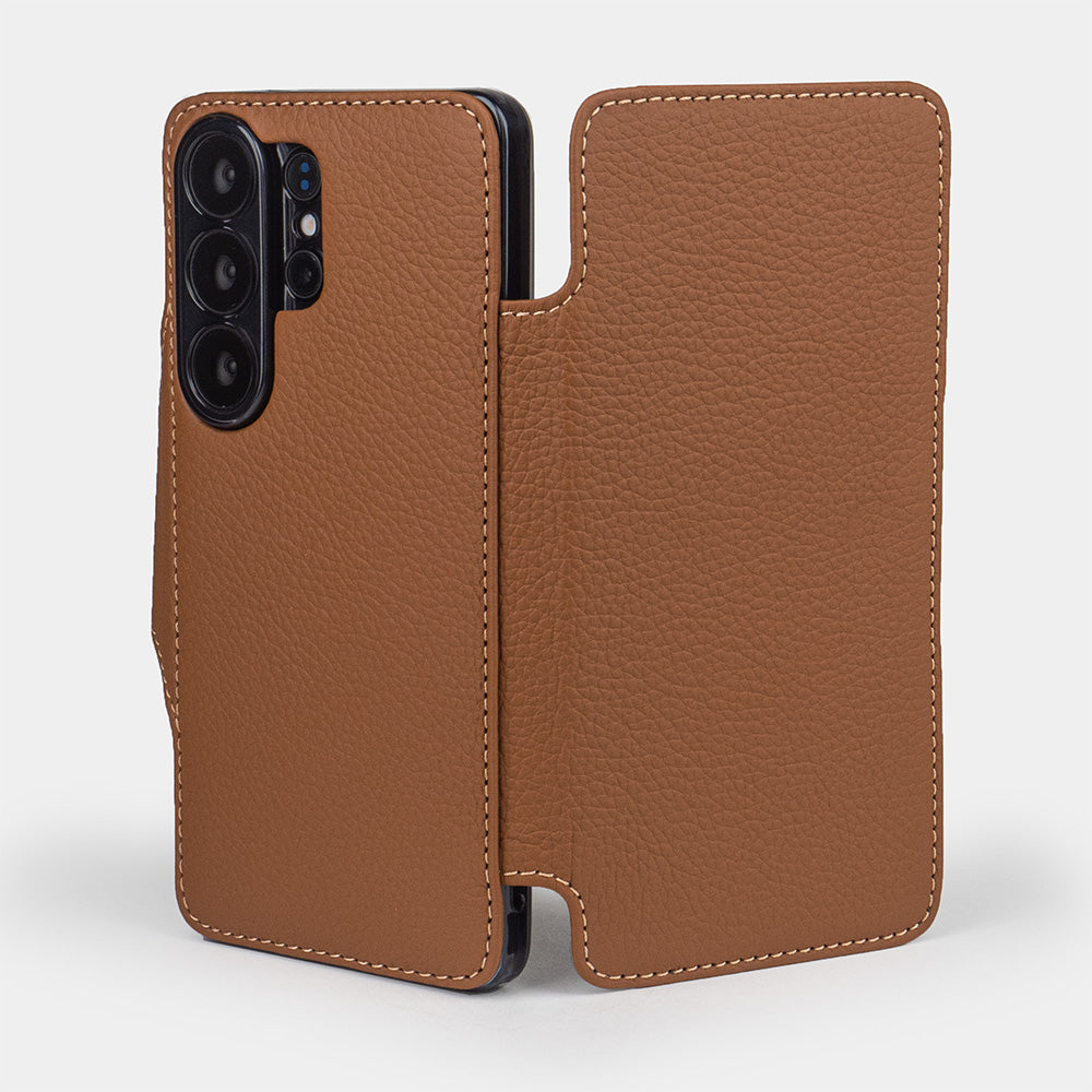 Samsung S26 Ultra leather case – 3 cardholder slots & MagSafe