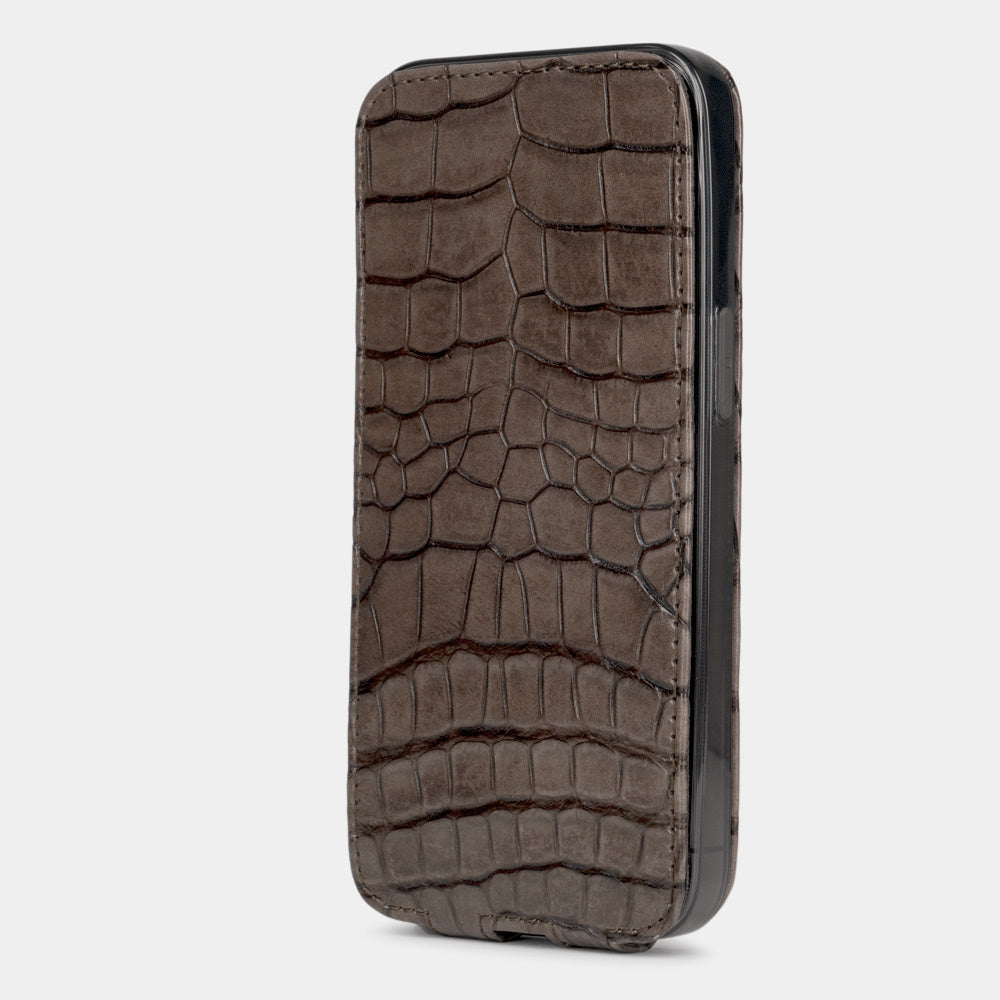 Alligator Flip Case iPhone 13 Pro Vintage | Marcel Robert - 2