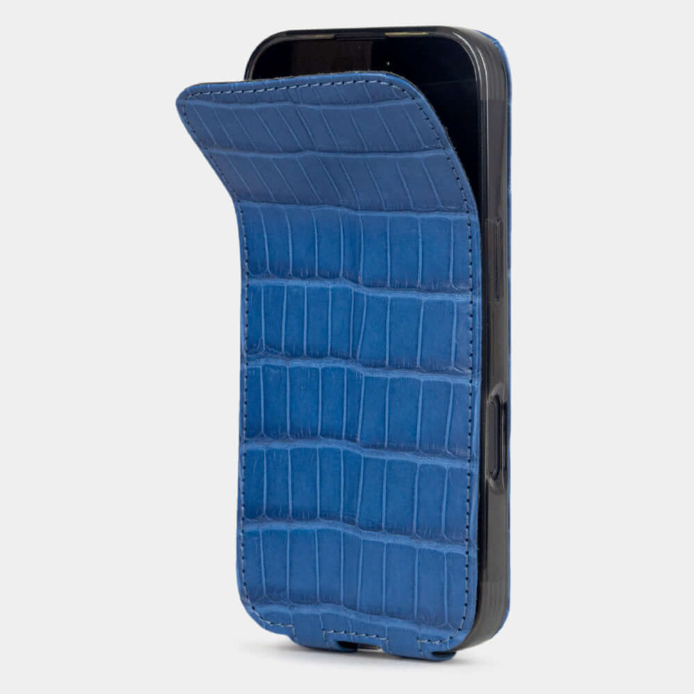 Alligator case iPhone 16 pro Blue