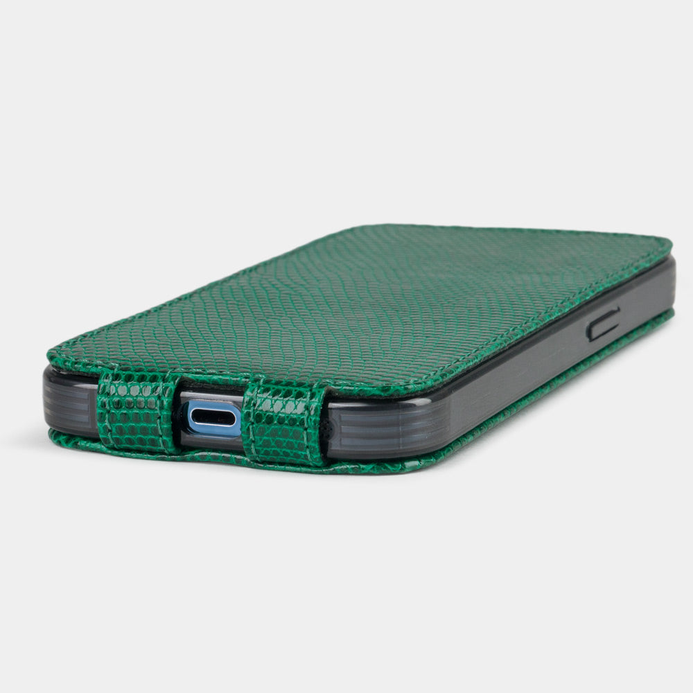 iPhone 14 pro case lizard green