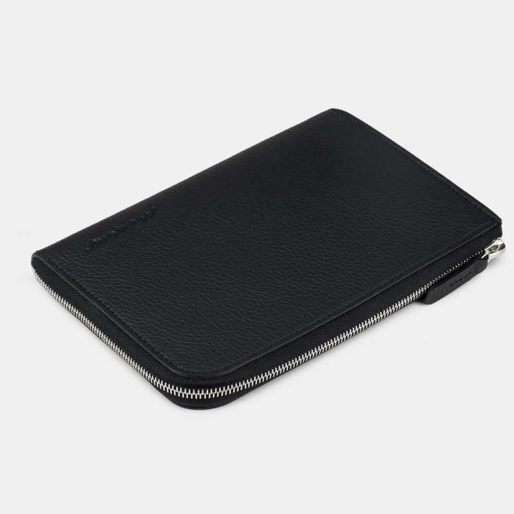 Minimalistic Leather Wallet Pon-Aven Black | Marcel Robert - 3