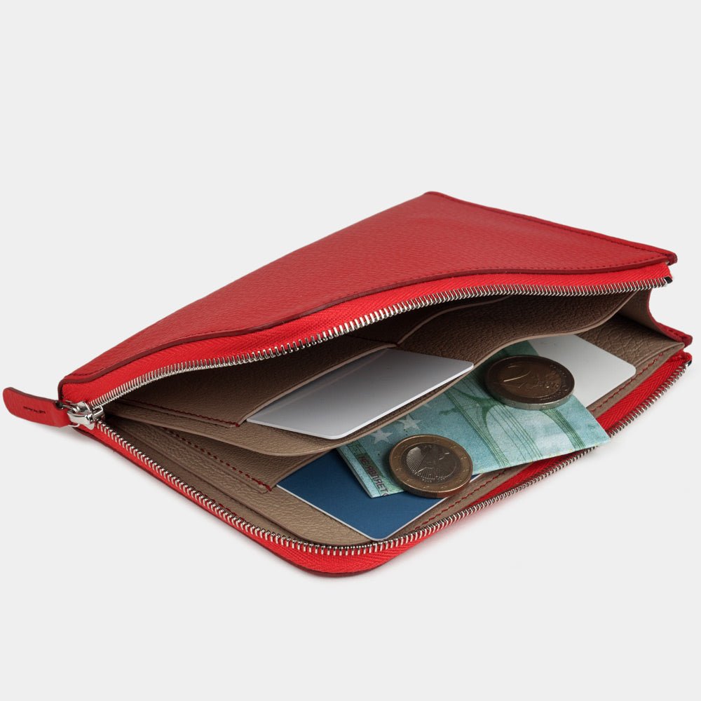 Premium Wallet "Pont-Aven" in Red Leather | Marcel Robert - 3